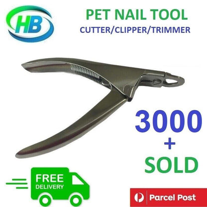 Pet Heavy Duty Nail Clipper Cutter Trimmer Cat Dog Rabbit Toe Claw Paw Care NEW