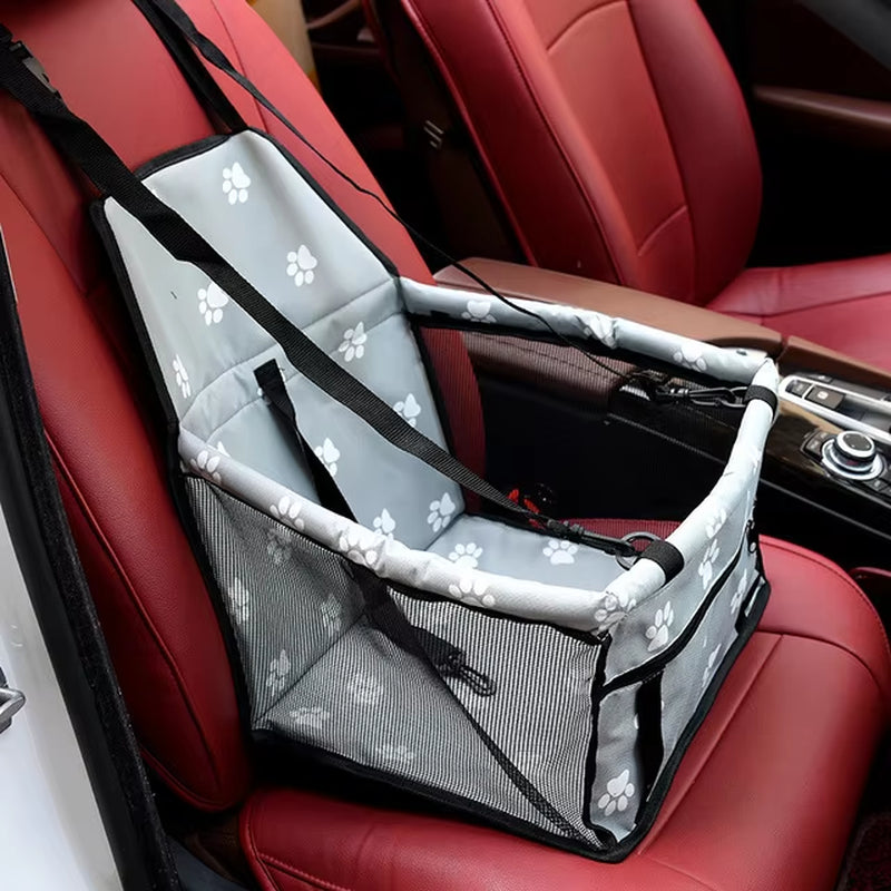 Pet Dog Car Carrier Seat Bag Waterproof Basket Folding Hammock Pet Carriers Bag for Small Cat Dogs Safety Travelling Mesh Bag