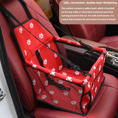 Pet Dog Car Carrier Seat Bag Waterproof Basket Folding Hammock Pet Carriers Bag for Small Cat Dogs Safety Travelling Mesh Bag