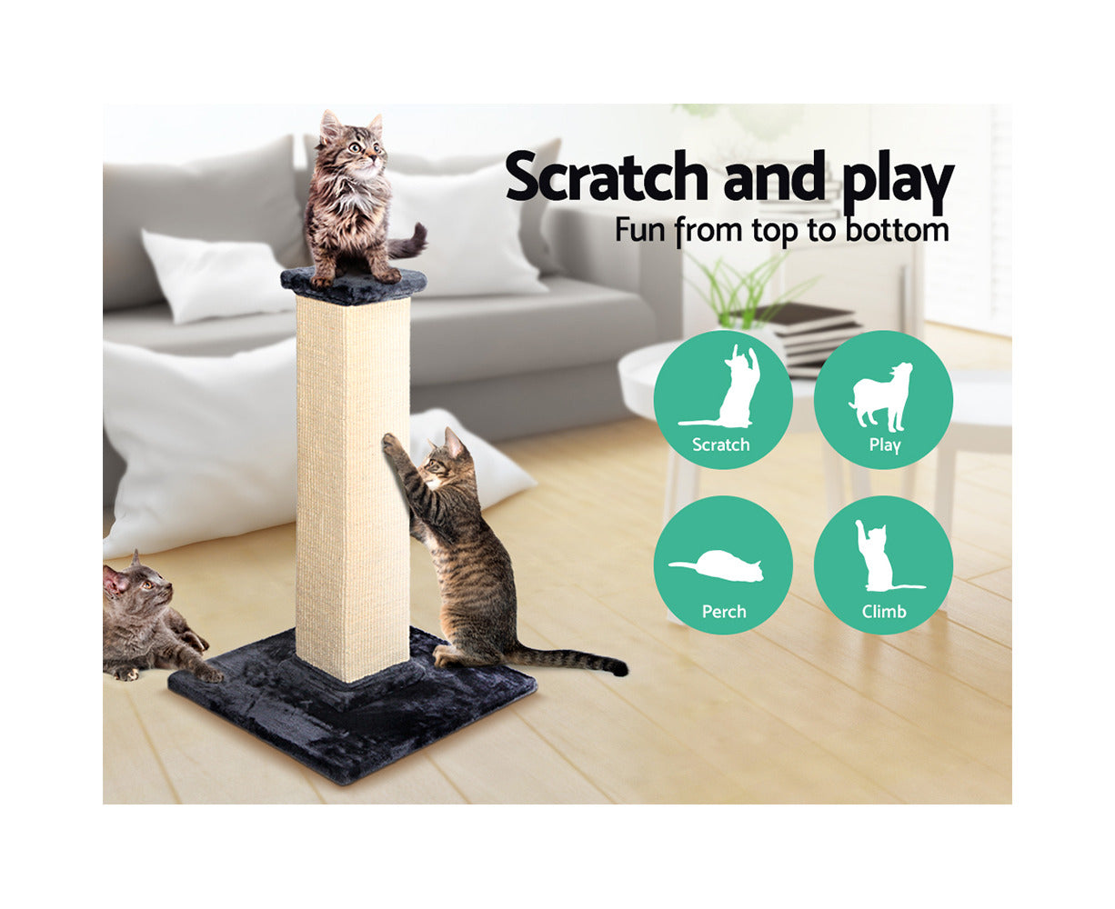 I.Pet Cat Tree 92Cm Scratching Post Tower Scratcher Wood Condo Bed House Trees