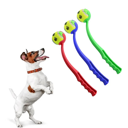 Pet Throwing Stick Dog Hand Throwing Ball Toys Pet Tennis Launcher Pole Outdoor Activities Dogs Training Toys Pet Supplies