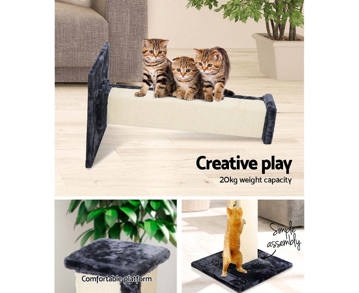 I.Pet Cat Tree 92Cm Scratching Post Tower Scratcher Wood Condo Bed House Trees