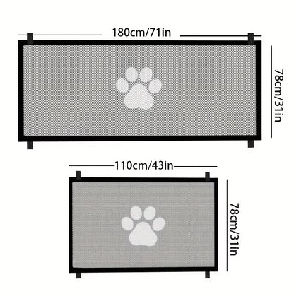 Portable Dog Net Doors, Dog Isolation Nets, Cat and Dog Safety Fences, and Non Perforated Pet Supplies to Ensure Pet Safety