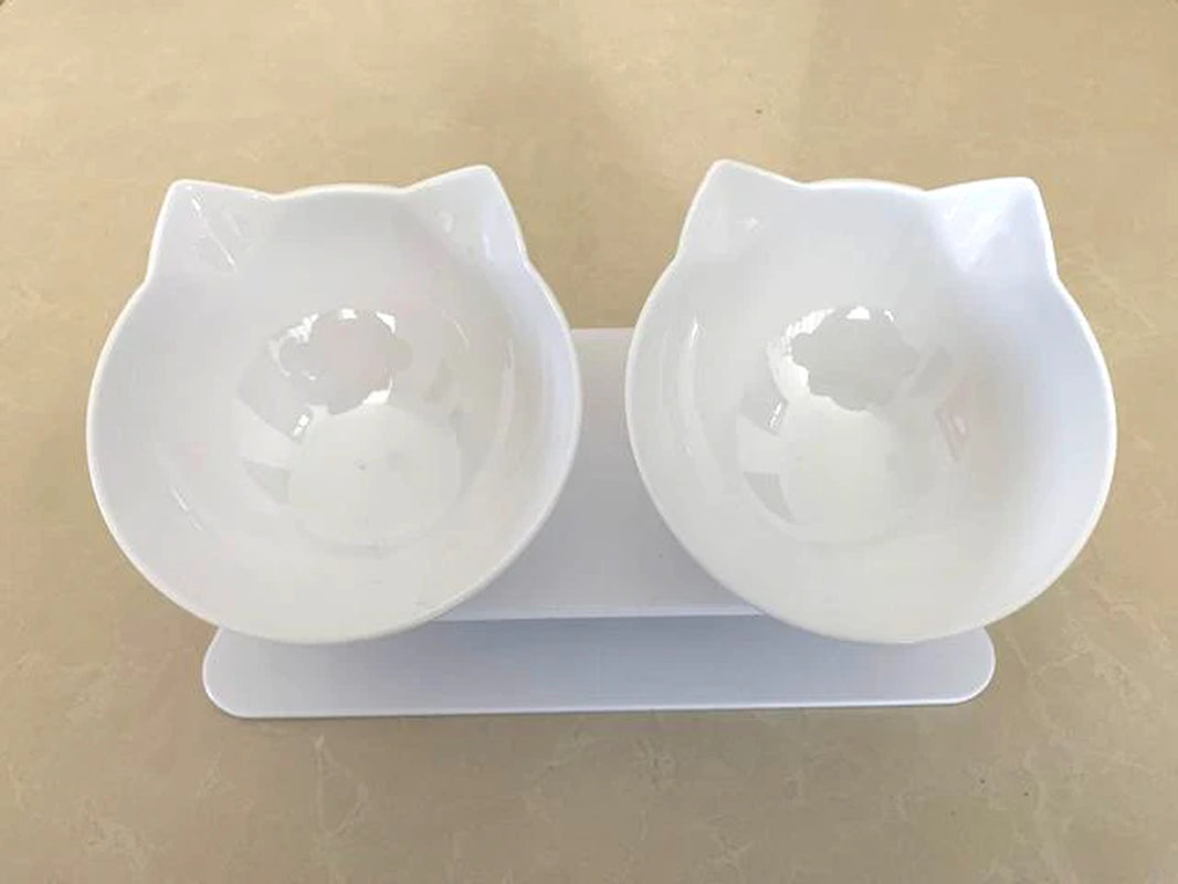 Non-Slip Double Cat Bowl Dog Bowl with Stand Pet Feeding Cat Water Bowl for Cats Food Pet Bowls for Dogs Feeder Product Supplies