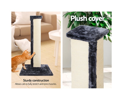 I.Pet Cat Tree 92Cm Scratching Post Tower Scratcher Wood Condo Bed House Trees