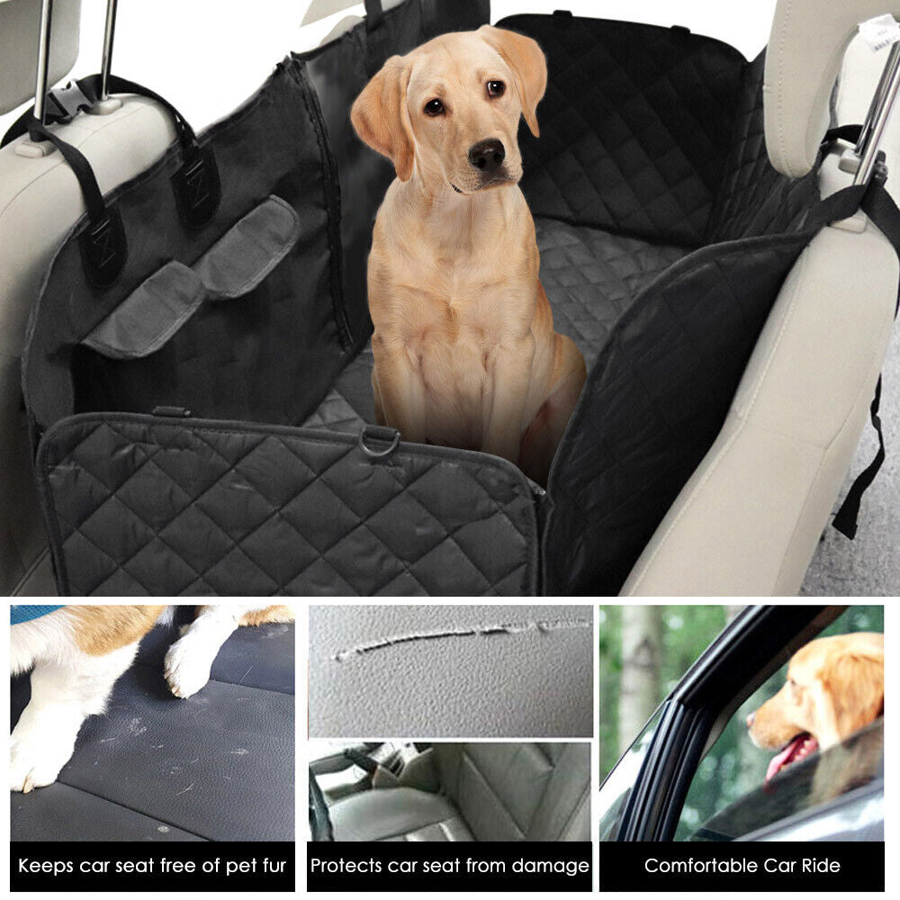 Premium Pet Cat Dog Back Car Seat Cover Hammock Nonslip Protector Mat &4 Gifts