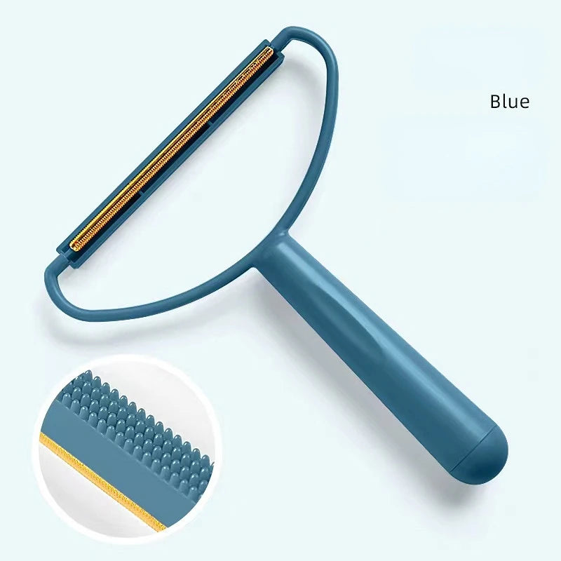 Pet Hair Remover Brush Portable Silicone Double Side Pet Hair Brush Sweater Cleaner Wool Coat Grooming Brush Tool Pet Products