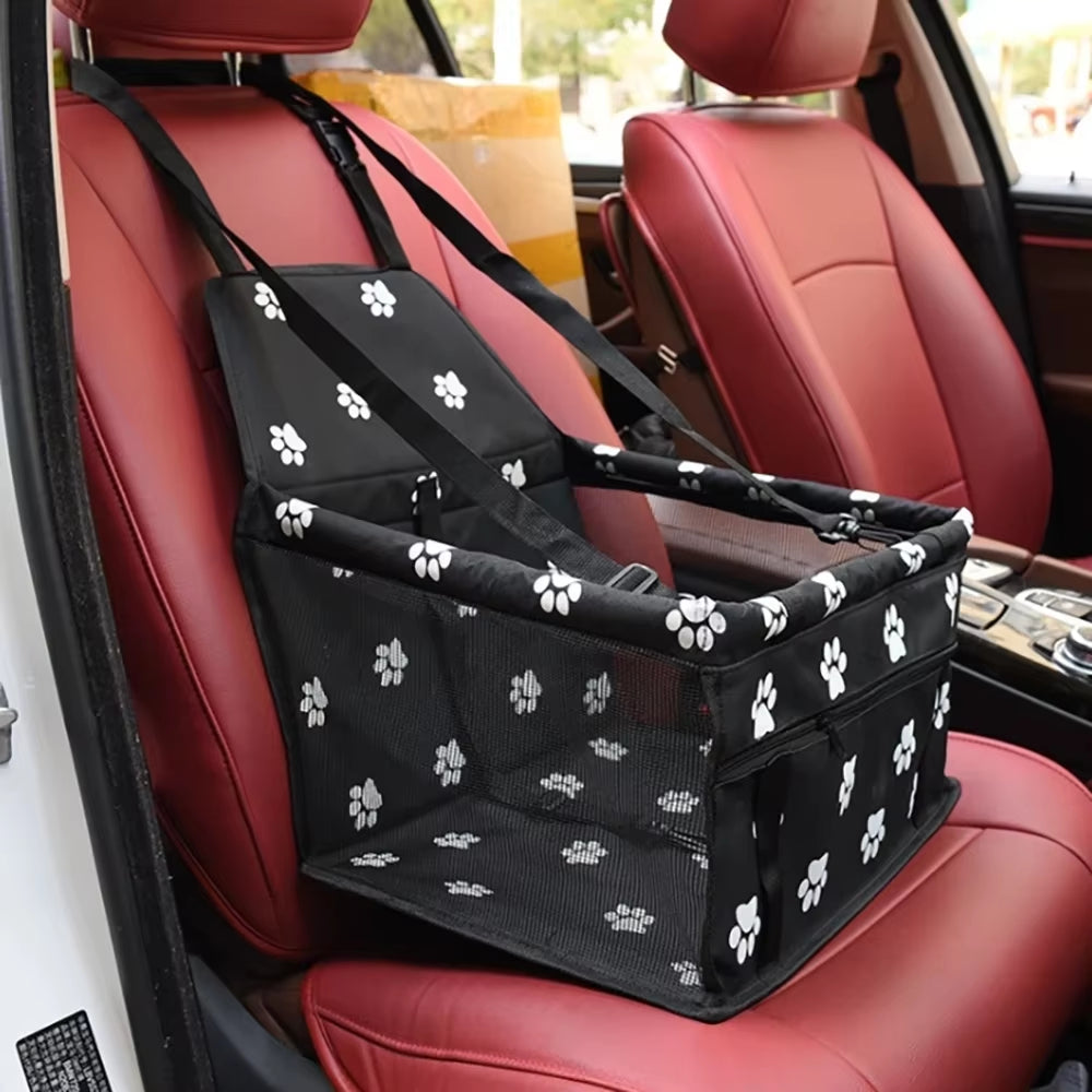 Pet Dog Car Carrier Seat Bag Waterproof Basket Folding Hammock Pet Carriers Bag for Small Cat Dogs Safety Travelling Mesh Bag