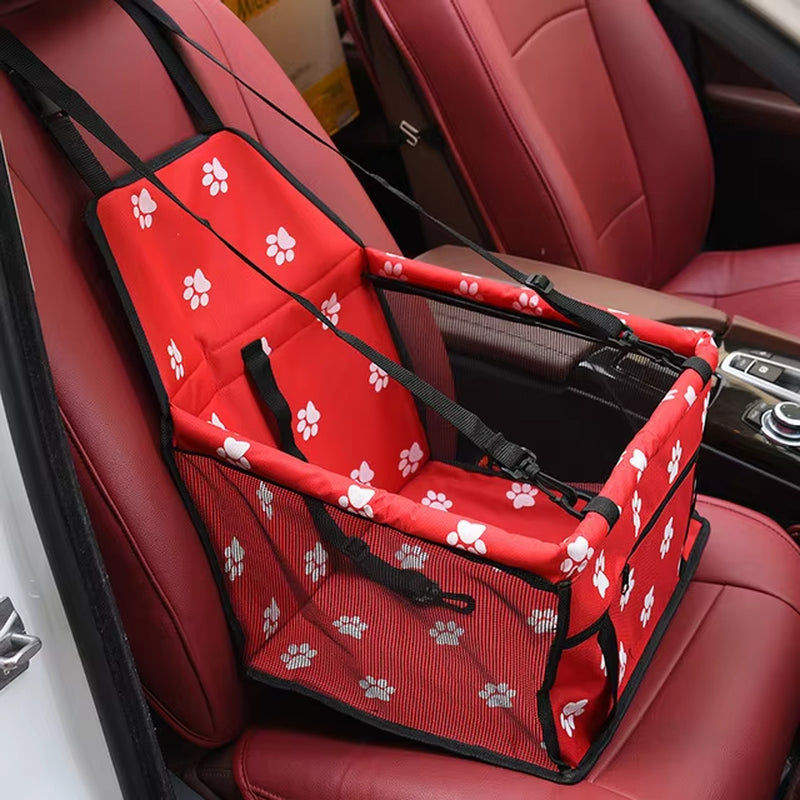 Pet Dog Car Carrier Seat Bag Waterproof Basket Folding Hammock Pet Carriers Bag for Small Cat Dogs Safety Travelling Mesh Bag