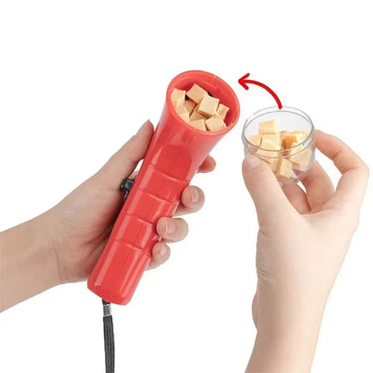 Dog Snack Catapult Launcher Dog Cat Treat Launcher Snack Food Feeder Catapult Pet Interactive Training Toys Outdoor Beach Toys